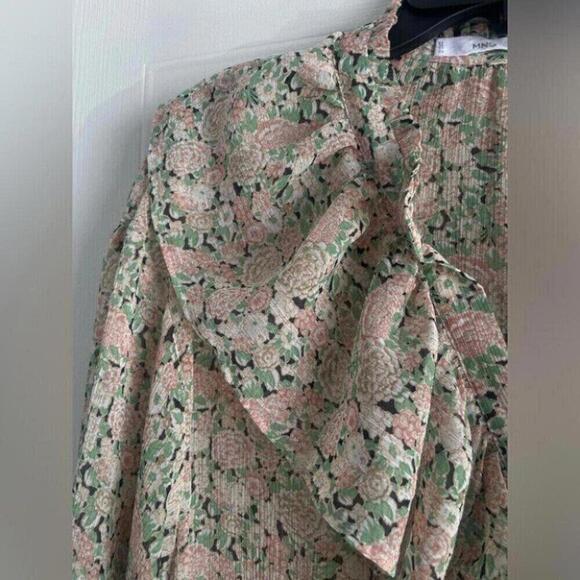 Romantic Boho Maxi Dress Mango Balloon Sleeve Whimsigoth - Picture 7 of 15